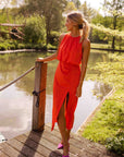 Anavella - Elegante zomerse midi-jurk | Perfect voor bruiloften en zomerfeestjes