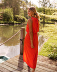 Anavella - Elegante zomerse midi-jurk | Perfect voor bruiloften en zomerfeestjes