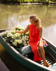 Anavella - Elegante zomerse midi-jurk | Perfect voor bruiloften en zomerfeestjes