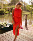 Anavella - Elegante zomerse midi-jurk | Perfect voor bruiloften en zomerfeestjes