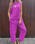 Ardelle - Chique tweedelige set - mouwloze top en elegante broek