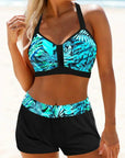 Janette - Elegante hooggetailleerde geribbelde bikini