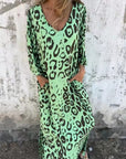 Gisela - Luchtige zomerjurk met luipaardprint