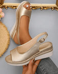 Ravindra - Comfort Sandalen voor Dames met Sleehak