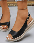 Ravindra - Comfort Sandalen voor Dames met Sleehak