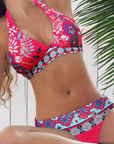 Neeltje Bikini – opvallend bloem- en geometrisch patroon