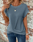 Clarissa - Elegante zomertop met ronde hals