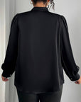 Thaliravelle - Elegante Blouse met Puffmouwen en V-hals