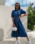 Daphne - Sunshine Denim Jurk