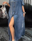 Fiora - Dames Denim jurk