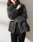 Lune - Fluffy teddy jas voor dames