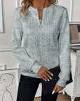 Sanne - Sweater met rits