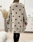Rochelle - Gebreide Cardigan met Hartmotief
