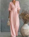 Avelissea - Dames jumpsuit met V-hals