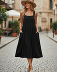 Rhyzelia - Dames Zomer Jumpsuit Zonder Mouwen met Brede Benen
