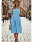 Rhyzelia - Dames Zomer Jumpsuit Zonder Mouwen met Brede Benen