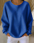 Rhosavienne – Textured Sweater met Zachte Comfort