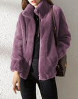 Lune - Fluffy teddy jas voor dames