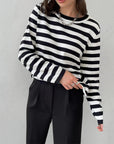Scarlett - Classic Stripped Cotton Shirt