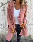 Simone - Casual lange najaarsjas
