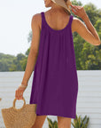 Rika - Sleeveless Loose Backless Dress