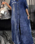 Fiora - Dames Denim jurk