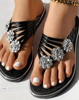 Olivia - Diamanten bloemen sandalen