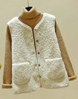 Tara - Warm Mouwloos Lamswollen Vest Voor Dames