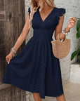 Darianne - Elegante getailleerde zomerjurk