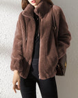 Lune - Fluffy teddy jas voor dames