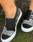Yana - Trendy instap sneakers met prachtige print