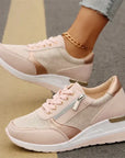 Pavrixa - Dames Sneakers Versterkt Comfort Zijrits Moderne Stijl
