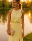 Anavella - Elegante zomerse midi-jurk | Perfect voor bruiloften en zomerfeestjes