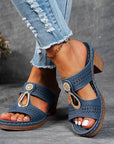 Novellea - Dames orthopedische sandalen met comfortabele en open hak