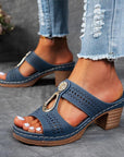 Novellea - Dames orthopedische sandalen met comfortabele en open hak