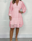 Anya - Vintage kanten jurk voor dames