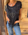 Céleste - Dames-T-shirt met korte mouwen