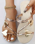 Isaline - Orthopedische Sandalen met hartjespatroon