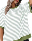 Puck - Casual gestreept T-Shirt