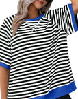 Puck - Casual gestreept T-Shirt