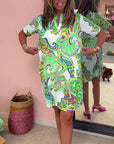 Gianna - Zomerjurk met prachtige print