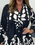 Alix - Elegante blouse met uitlopende mouwen en V-hals