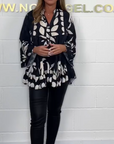 Alix - Elegante blouse met uitlopende mouwen en V-hals