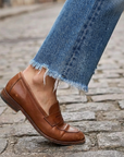 Cazira - Dames Jeans Rechstreeks Cropped Denim Moderne Comfort