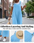 Rhyzelia - Dames Zomer Jumpsuit Zonder Mouwen met Brede Benen