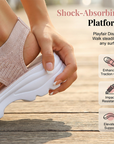Tyressa - Dames sandalen met platform in ademend mesh