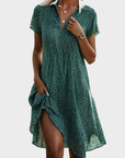 Janina - Elegante en comfortabele stippen midi-jurk