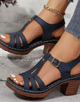 Eliette - Orthopedische Platform Sandalen - Retro elegantie en absoluut comfort