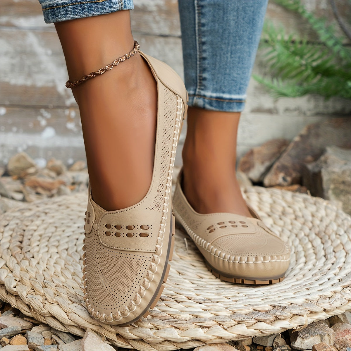 Glysoria - Ademend en lichtgewicht orthopedische platte schoenen voor dames