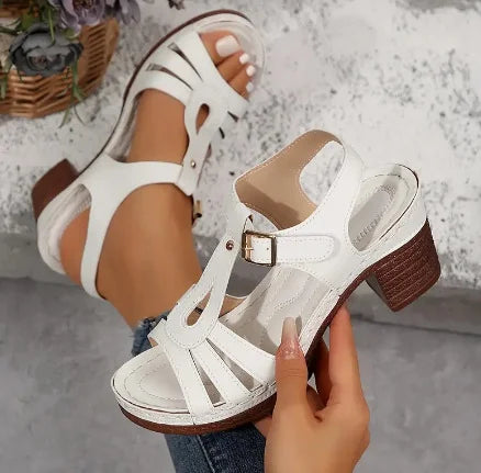 Eliette - Orthopedische Platform Sandalen - Retro elegantie en absoluut comfort
